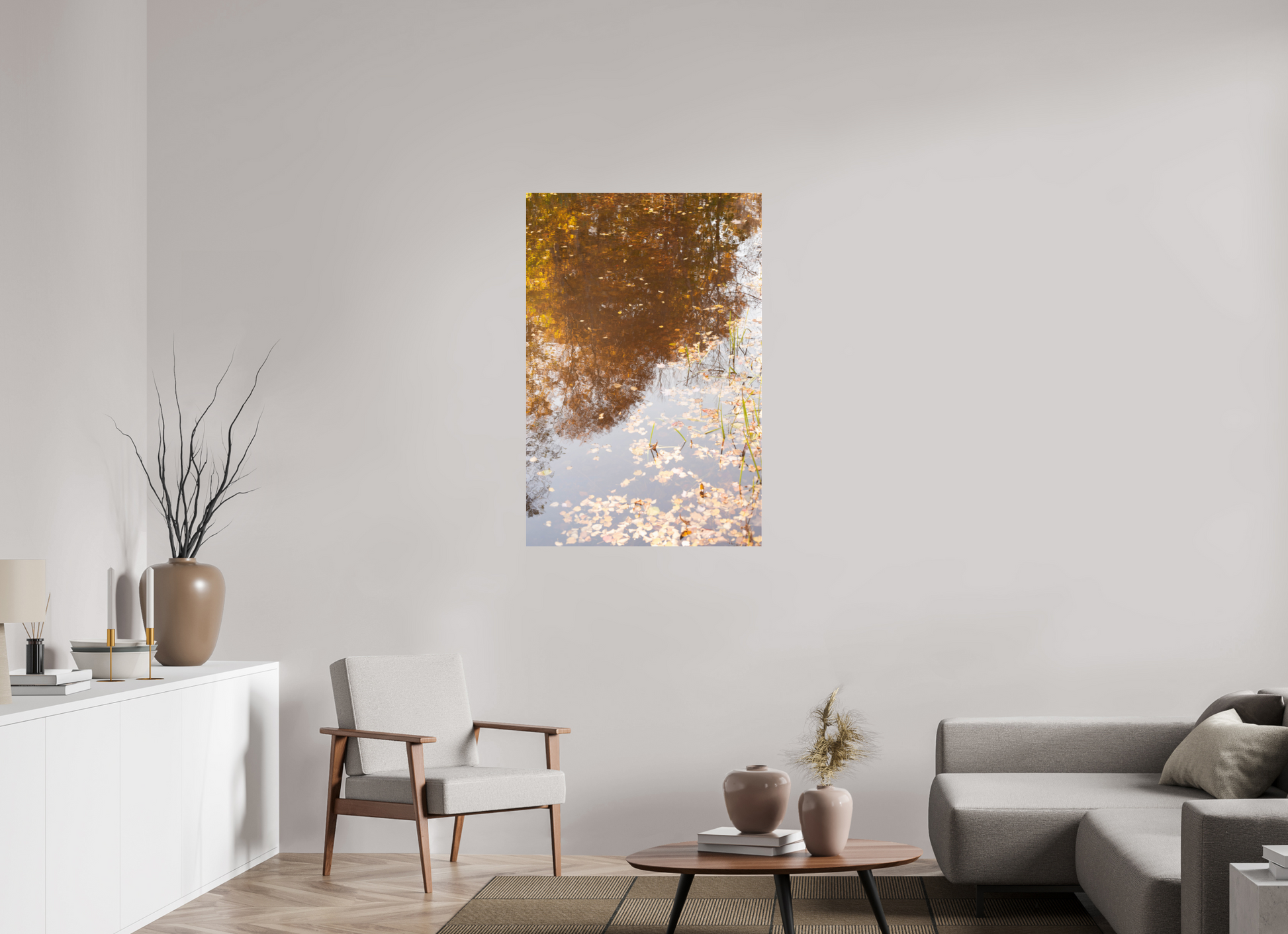 30 x 45″, Fotos Male Reflejo arboles 5