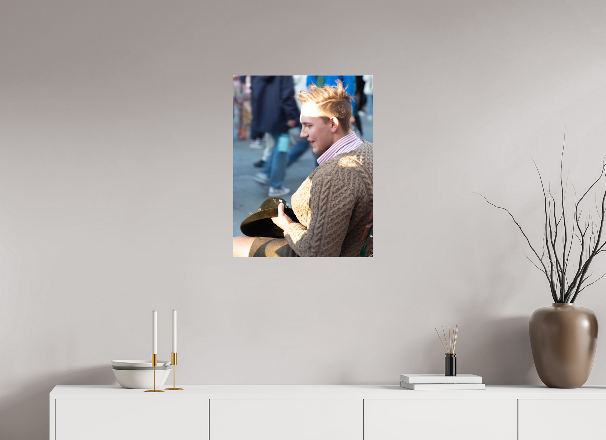 20 x 26″, Fotos Male Hombre con sombrero